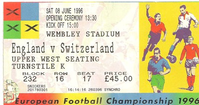 England v Switzerland